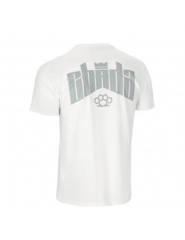 T-shirt Chada Kastet logo white