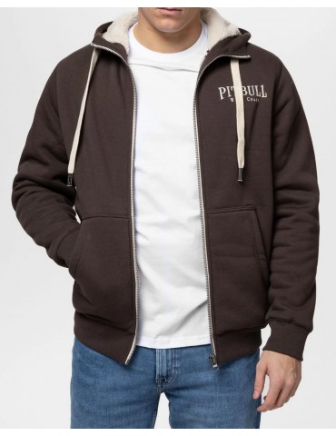 Bluza Pitbull Ruffin Detroit ciemna czekolada