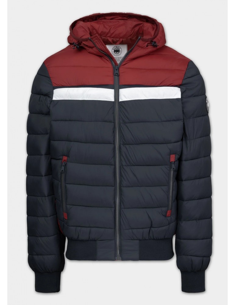 Kurtka Pitbull Rubio granat/czerwony