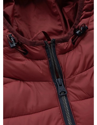 Kurtka Pitbull Rubio granat/czerwony