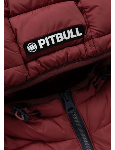 Kurtka Pitbull Rubio granat/czerwony