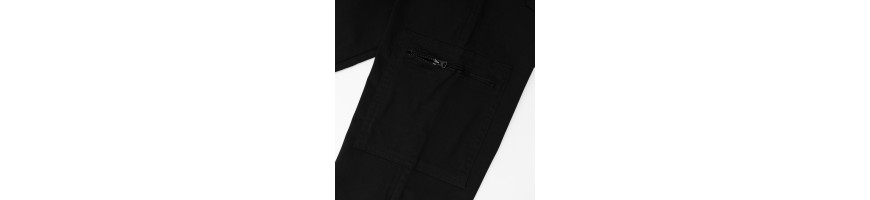 Joggery Patriotic cargo czarne