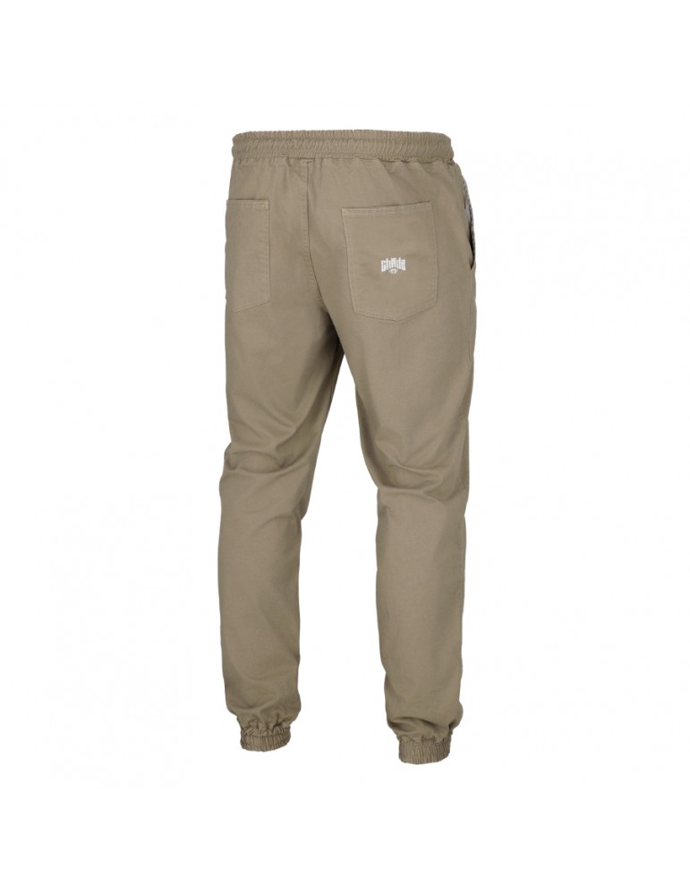 Joggery Chada Kastet Logo beżowe