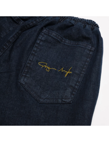 Joggery Ganja Mafia jeans ciemny