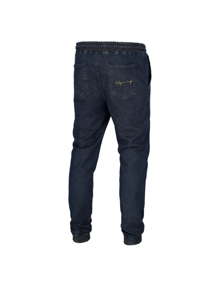 Joggery Ganja Mafia jeans ciemny