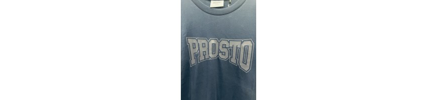 T-shirt PROSTO Collage granatowy
