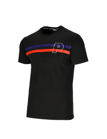 T-shirt Patriotic P Double Line czarny