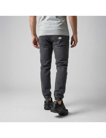 Joggery Chada Kastet Logo szary jeans