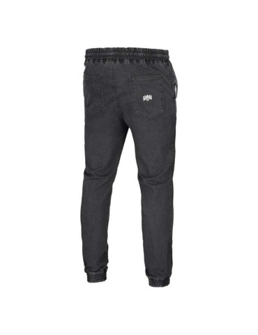 Joggery Chada Kastet Logo szary jeans