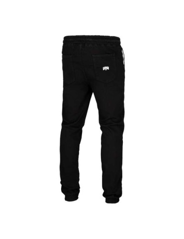 Joggery Chada Kastet Logo czarny jeans