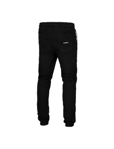 Joggery Chada Proceder Haft czarny jeans
