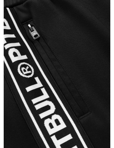 Spodnie dresowe Pitbull Tape Logo czarne