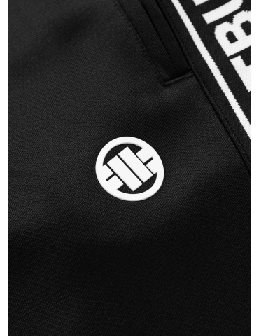 Spodnie dresowe Pitbull Tape Logo czarne
