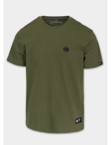 T-shirt Pitbull Small logo oliwkowy