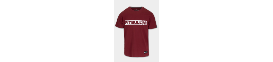 T-shirt Pitbull Hilltop 170 burgund