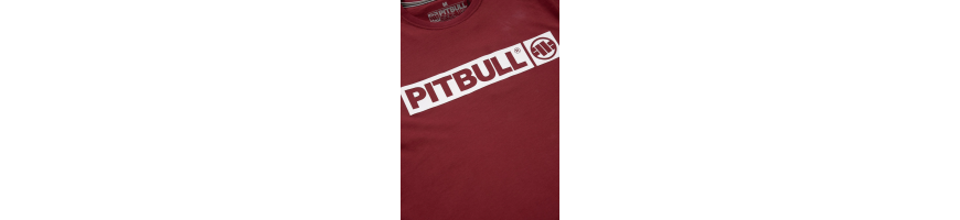 T-shirt Pitbull Hilltop 170 burgund