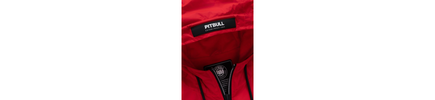 Kurtka Pitbull West Coast Athletic Logo czerwona