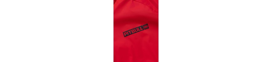 Kurtka Pitbull West Coast Athletic Logo czerwona