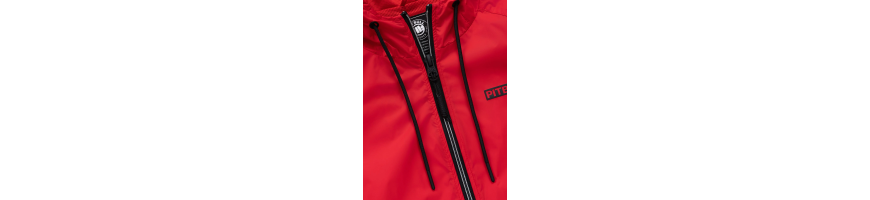 Kurtka Pitbull West Coast Athletic Logo czerwona
