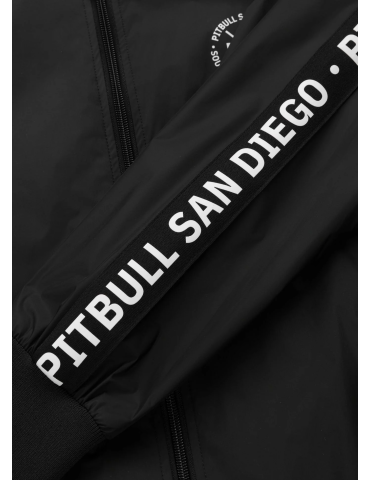 Kurtka Pitbull West Coast Athletic Tape czarna