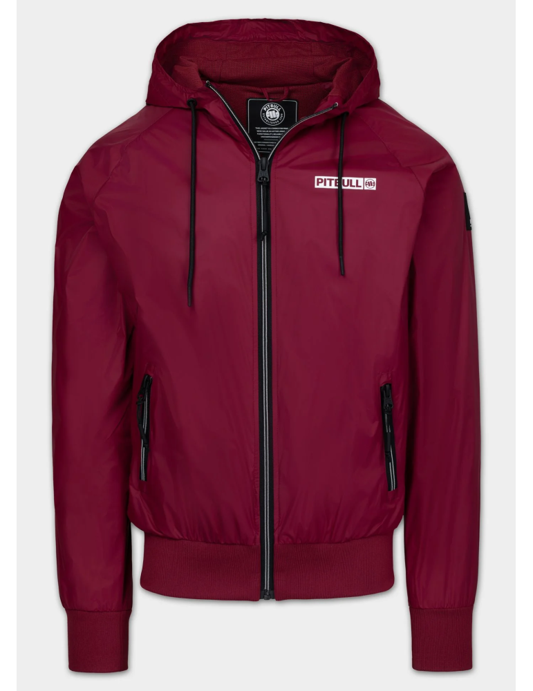 Kurtka Pitbull West coast Athletic Logo burgund