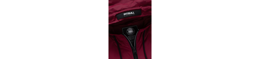 Kurtka Pitbull West coast Athletic Logo burgund
