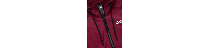 Kurtka Pitbull West coast Athletic Logo burgund