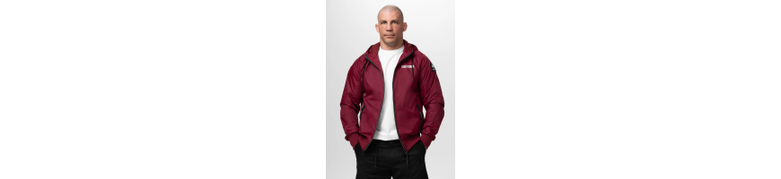 Kurtka Pitbull West coast Athletic Logo burgund
