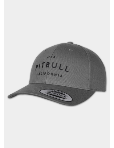Czapka Pitbull Snapback USA CAL grafitowa