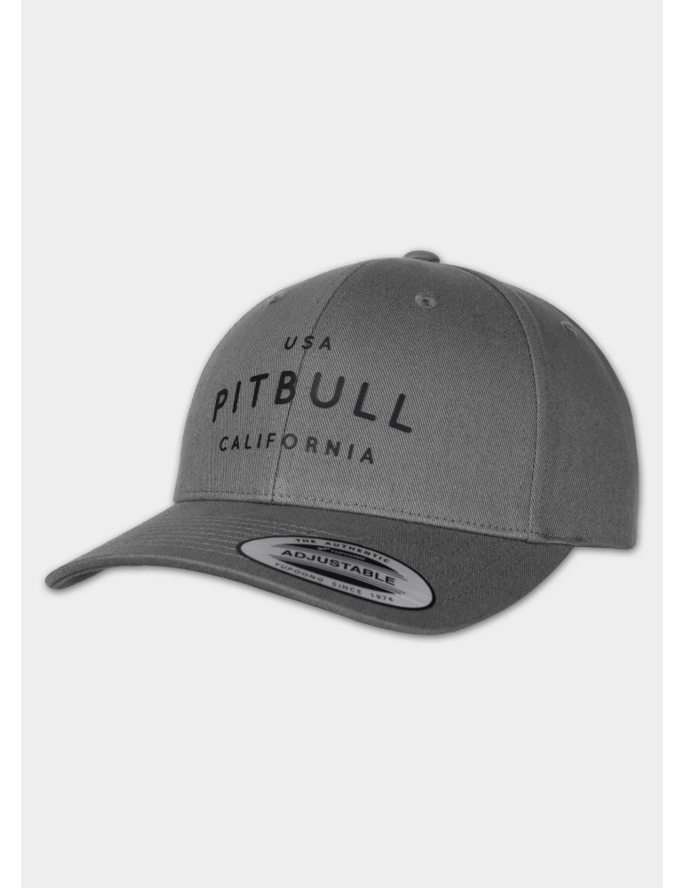 Czapka Pitbull Snapback USA CAL grafitowa