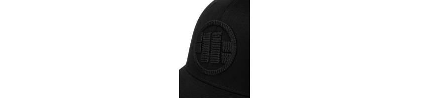 Czapka Pitbull 3D Logo czarna