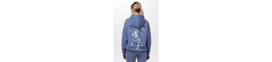 Bluza Pitbull West Coast Gentle niebieska