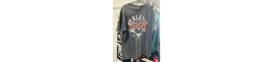 T-shirt Prosto Athletic sprany czarny -oversize