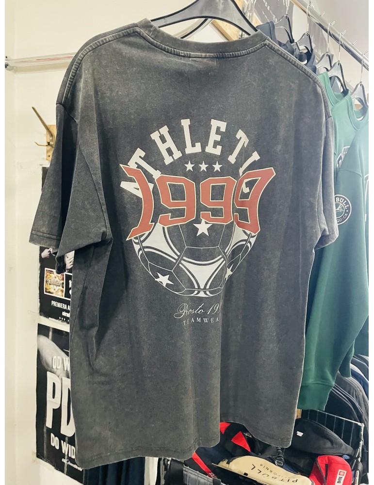 T-shirt Prosto Athletic sprany czarny -oversize