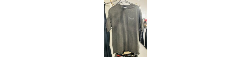T-shirt Prosto Athletic sprany czarny -oversize