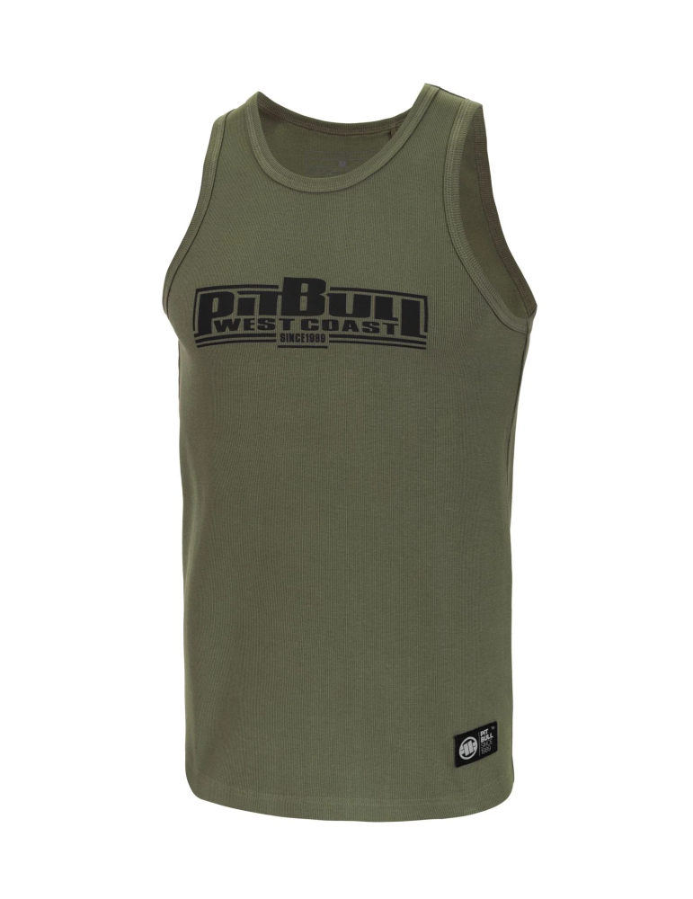 Tank Top Pitbull Rib Boxing zielony