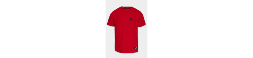 T-shirt Pitbull West Coast Small logo czerwony
