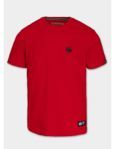 T-shirt Pitbull West Coast Small logo czerwony