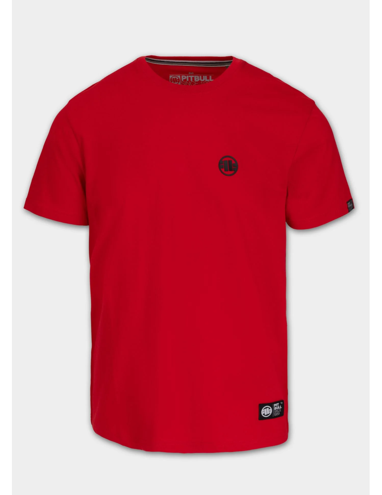 T-shirt Pitbull West Coast Small logo czerwony