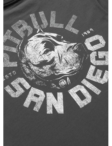T-shirt Pitbull West Coast DOG SD grafitowy