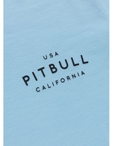 T-sgirt Pitbull West Coast USA CAL niebieski