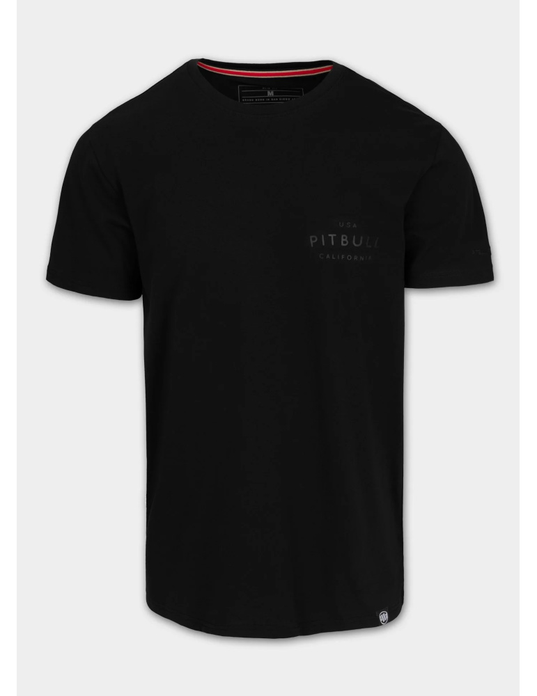 T-shirt Pitbull West Coast USA CAL czarny