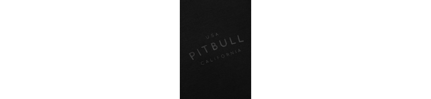 T-shirt Pitbull West Coast USA CAL czarny