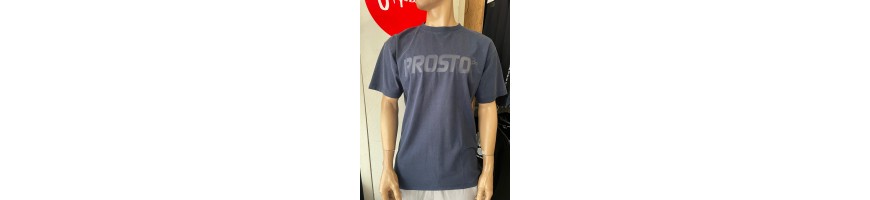 T-shirt PROSTO Big Log Washed oversize granatowy