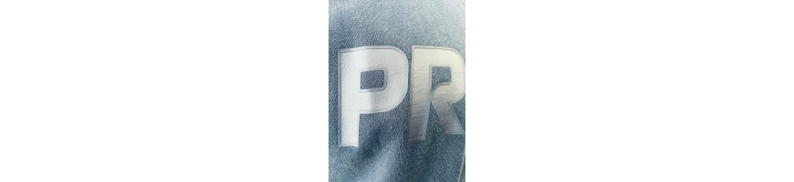 T-shirt PROSTO Big Log Washed oversize granatowy