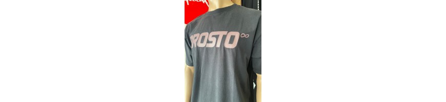 T-shirt Prosto Big Log oversize sprany czarny