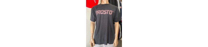 T-shirt Prosto Big Log oversize sprany czarny