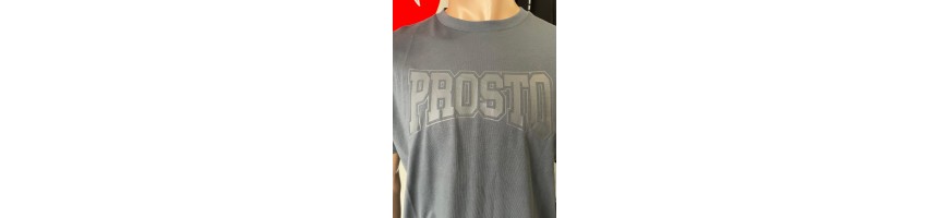 T-shirt PROSTO Callage ciemna szara