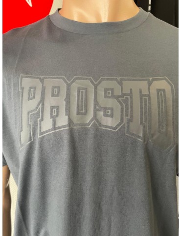 T-shirt PROSTO Callage ciemna szara