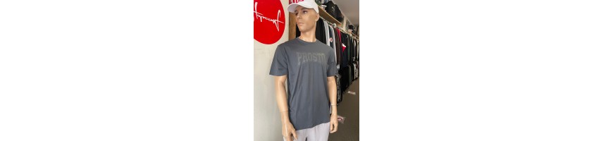 T-shirt PROSTO Callage ciemna szara